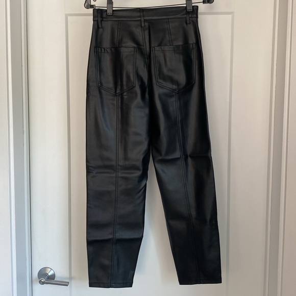 Zara Leather Trousers - Picture 3 of 3